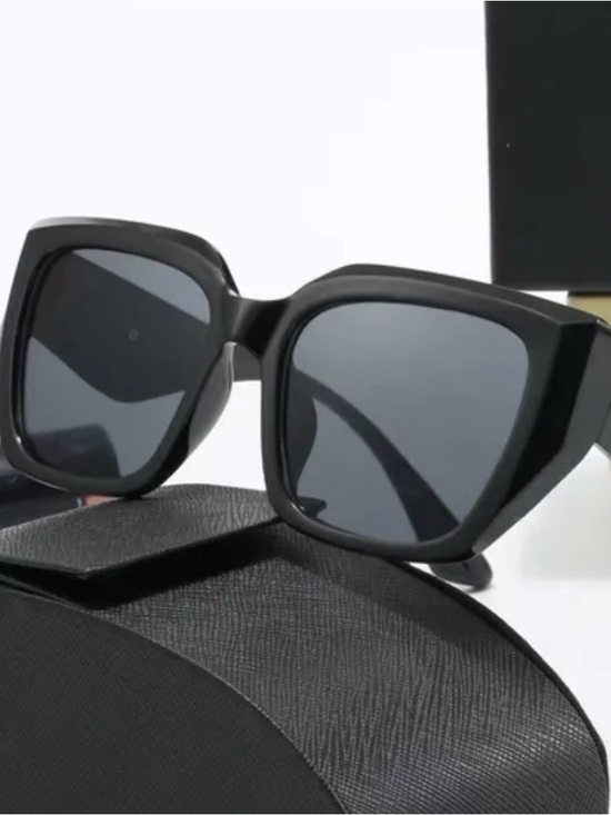 Prada Accessories - Prada Black Oversized Square Sunglasses